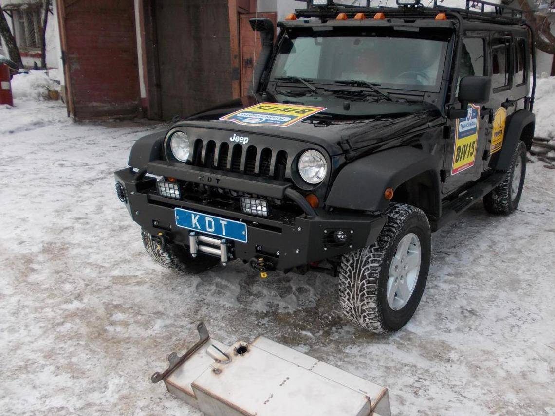 Купить Передний силовой бампер алюминиевый - Jeep Wrangler по цене 115000  руб.